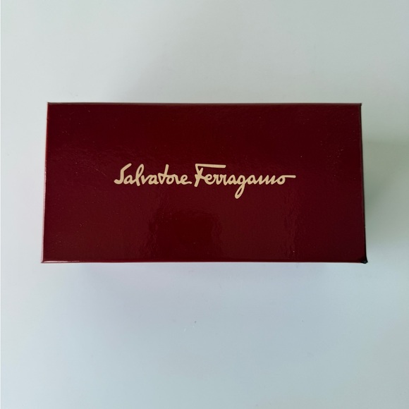Salvatore Ferragamo Metal Semi-Rimless Sunglasses in Brown and Silver main image 9